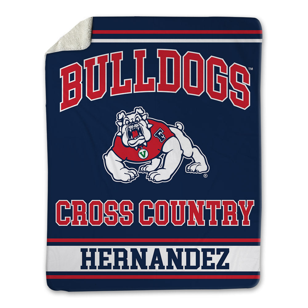 Fresno State - NCAA Women's Cross Country : Zowie Hernandez - Blanket-0