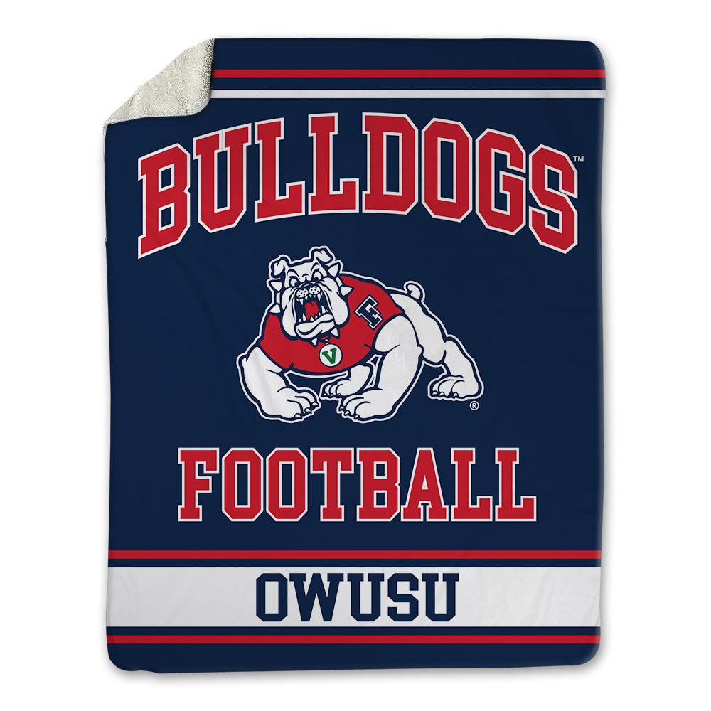 Fresno State - NCAA Football : Martin Owusu - Blanket-0