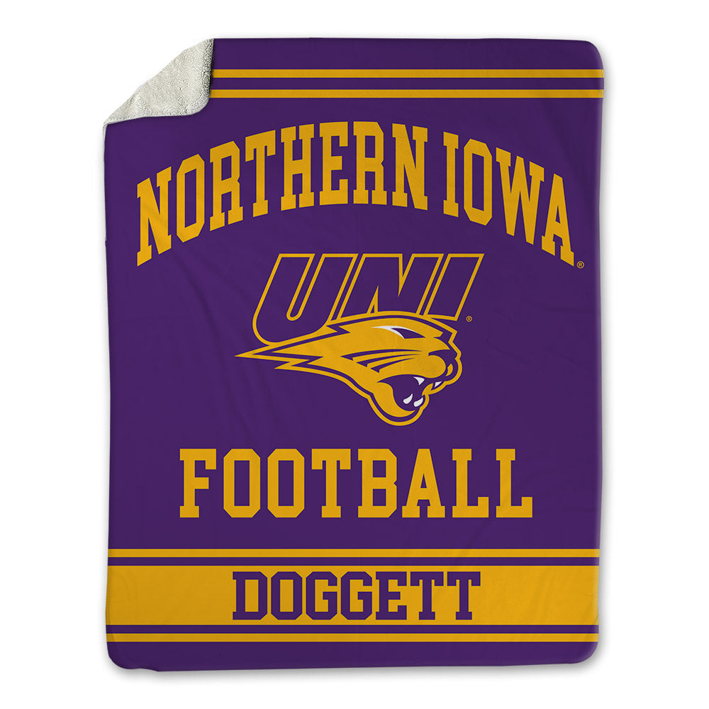Northern Iowa - NCAA Football : Tate Doggett - Blanket-0