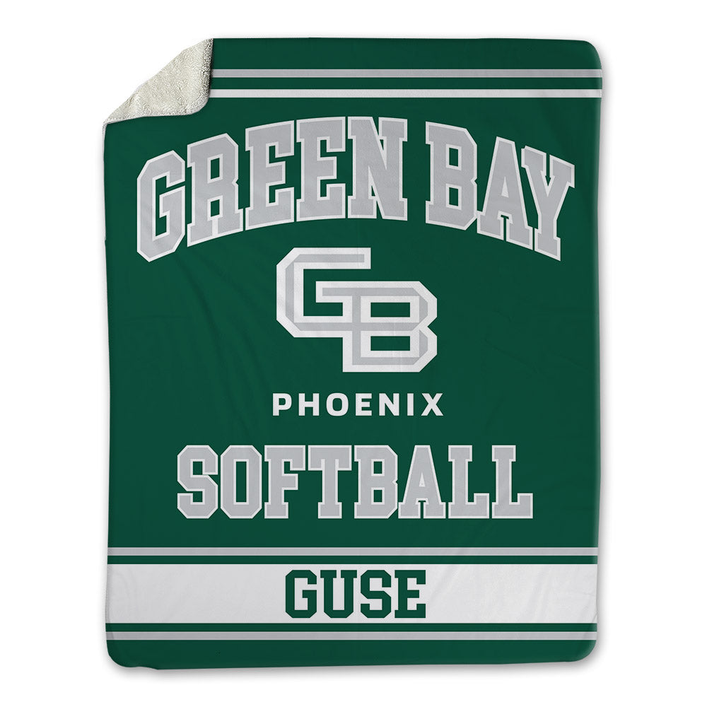UW Green Bay - NCAA Softball : Paige Guse - Blanket-0