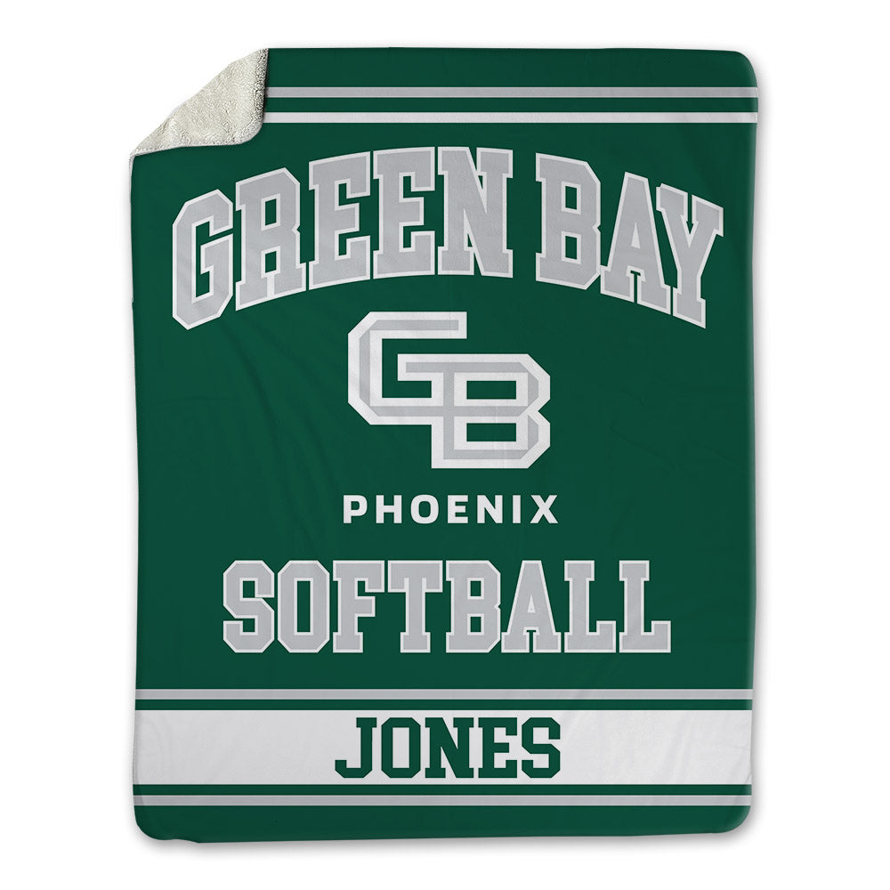 UW Green Bay - NCAA Softball : Emily Jones - Blanket-0