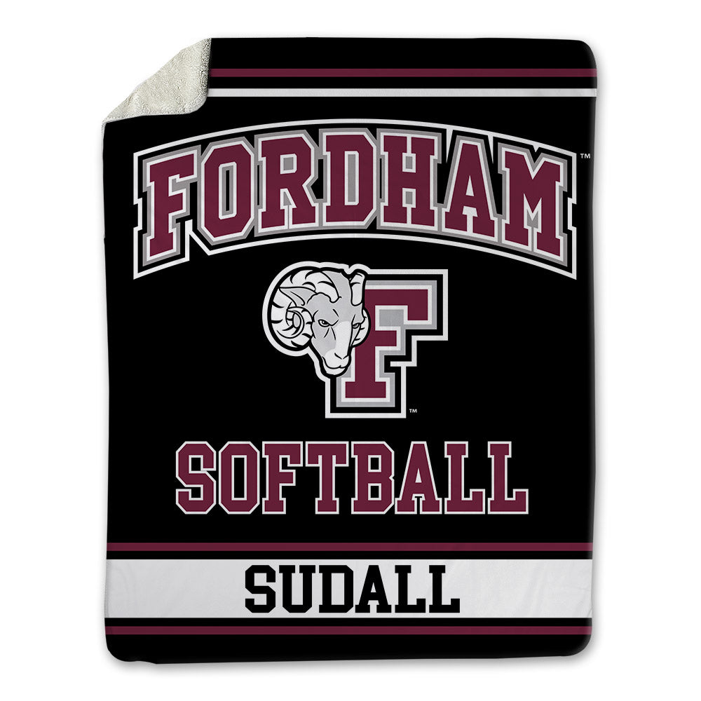 Fordham - NCAA Softball : Nicole Sudall - Blanket-0