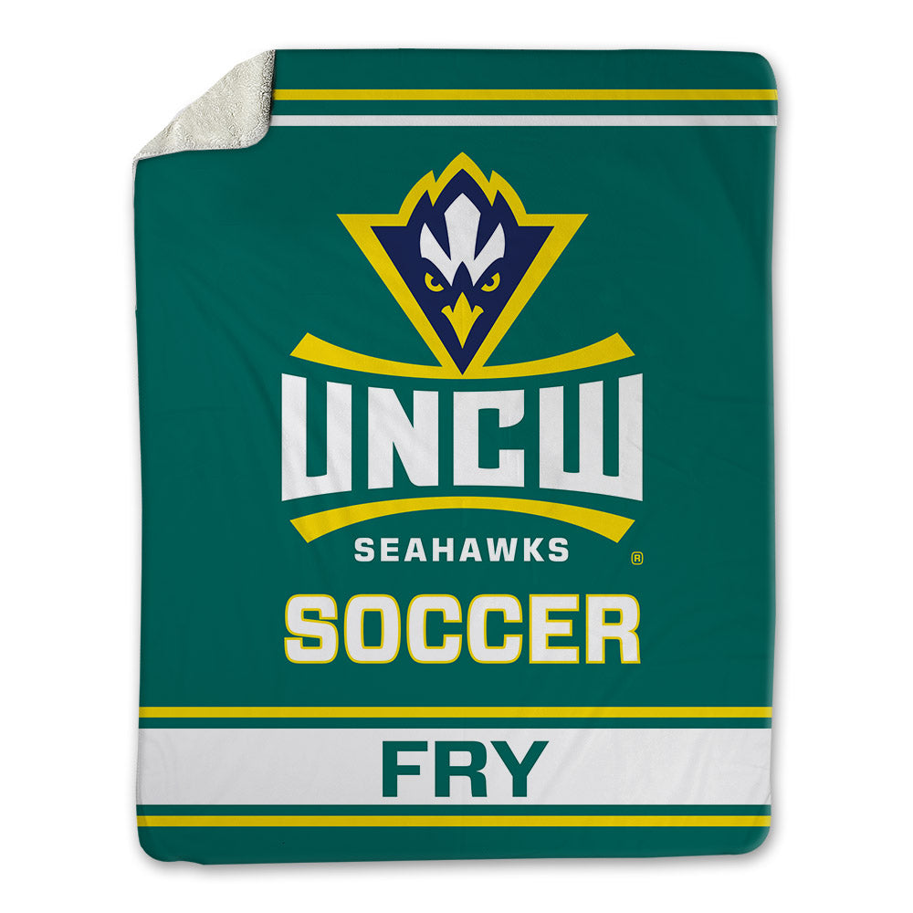 UNC Wilmington - NCAA Women's Soccer : Rachel Fry - Blanket-0