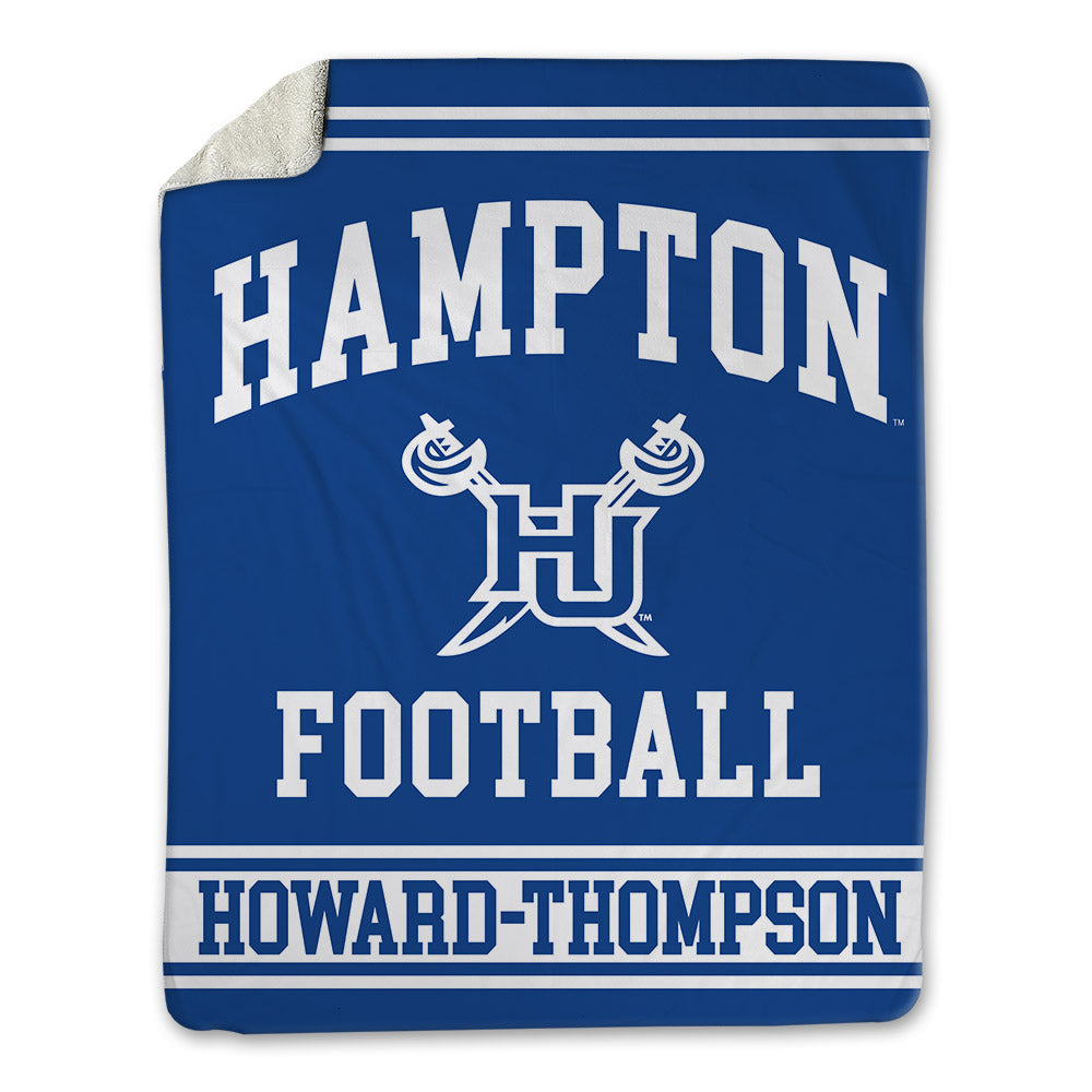 Hampton - NCAA Football : Tyher Howard-Thompson - Blanket-0