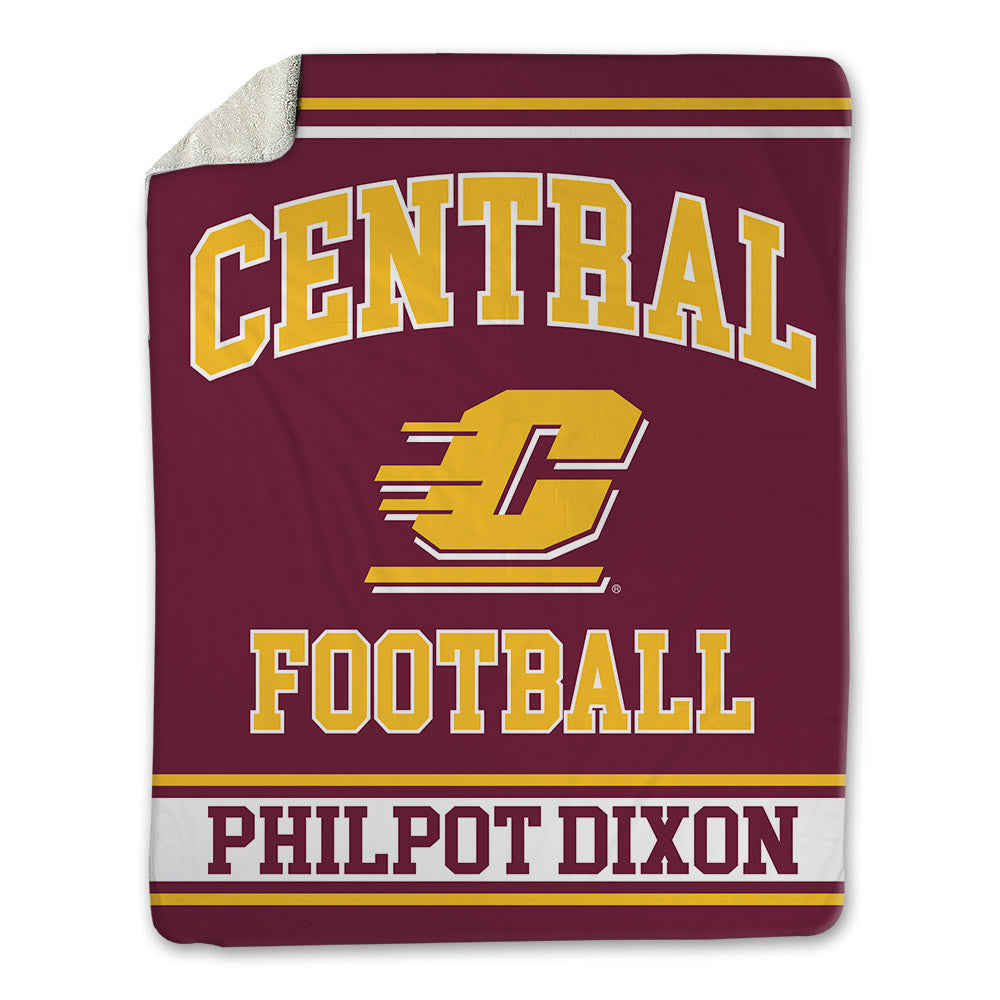 Central Michigan - NCAA Football : Jason Philpot Dixon - Blanket-0