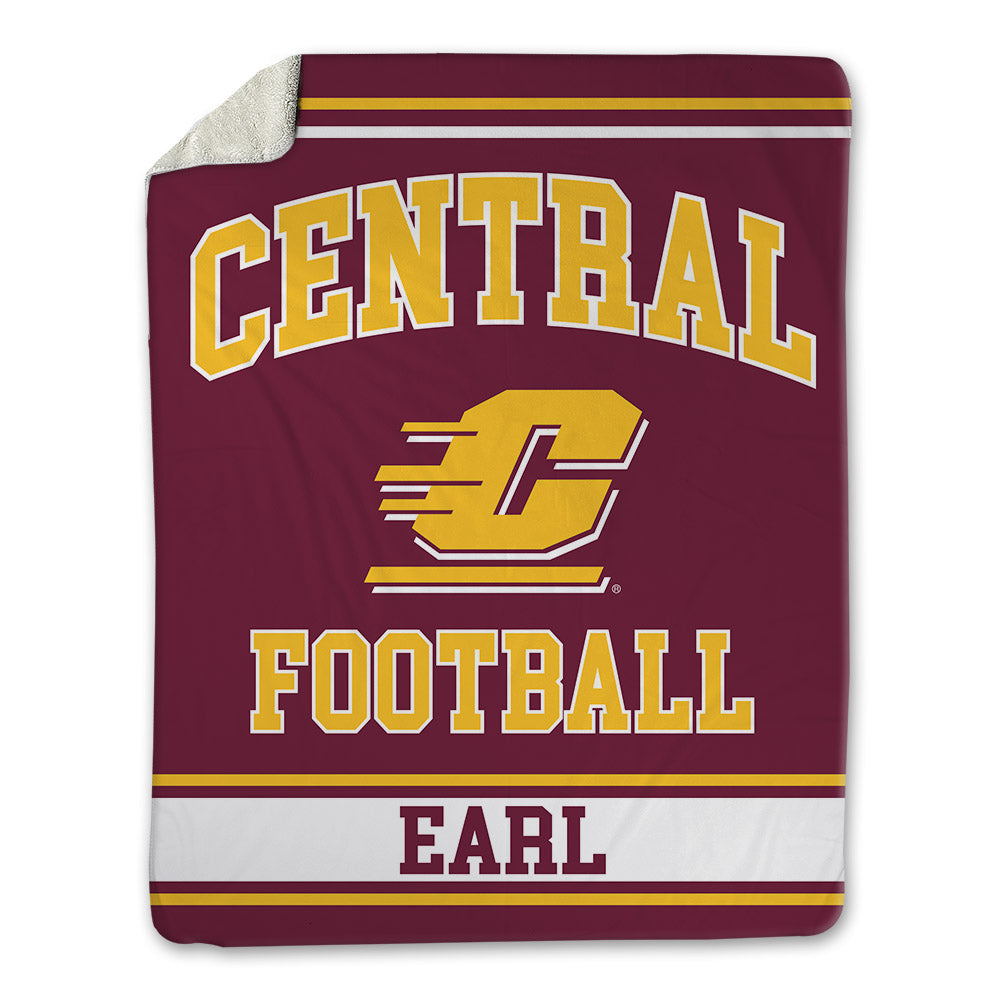 Central Michigan - NCAA Football : Victor Earl - Blanket-0