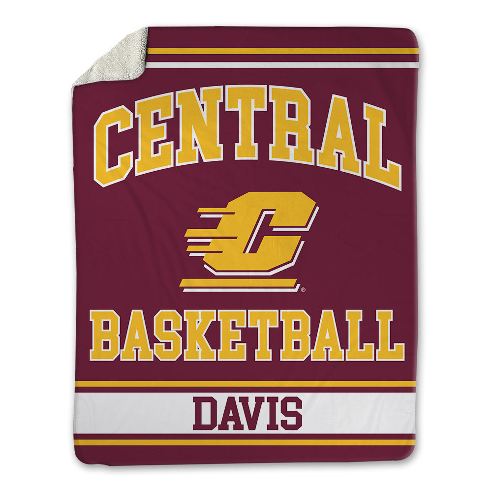 Central Michigan - NCAA Women's Basketball : Summer Davis - Blanket-0