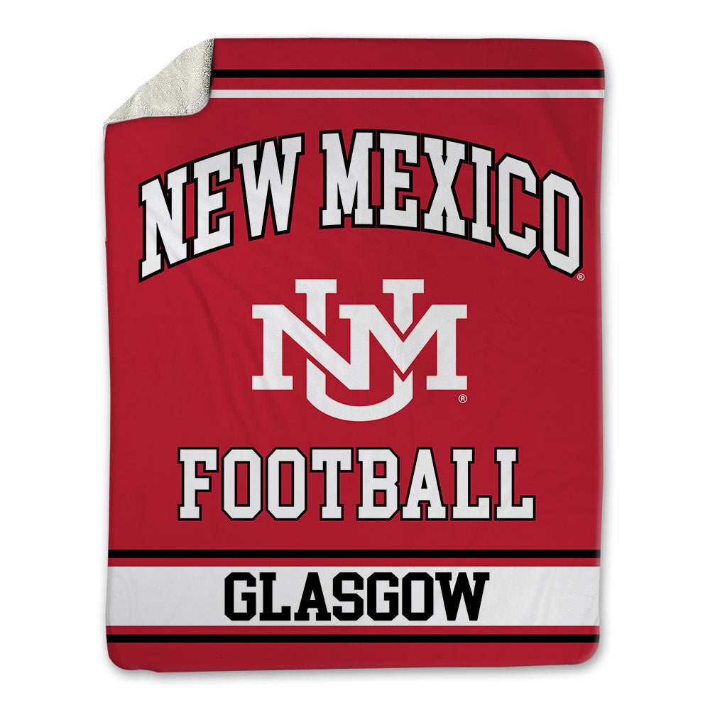New Mexico - NCAA Football : Grant Glasgow - Blanket-0