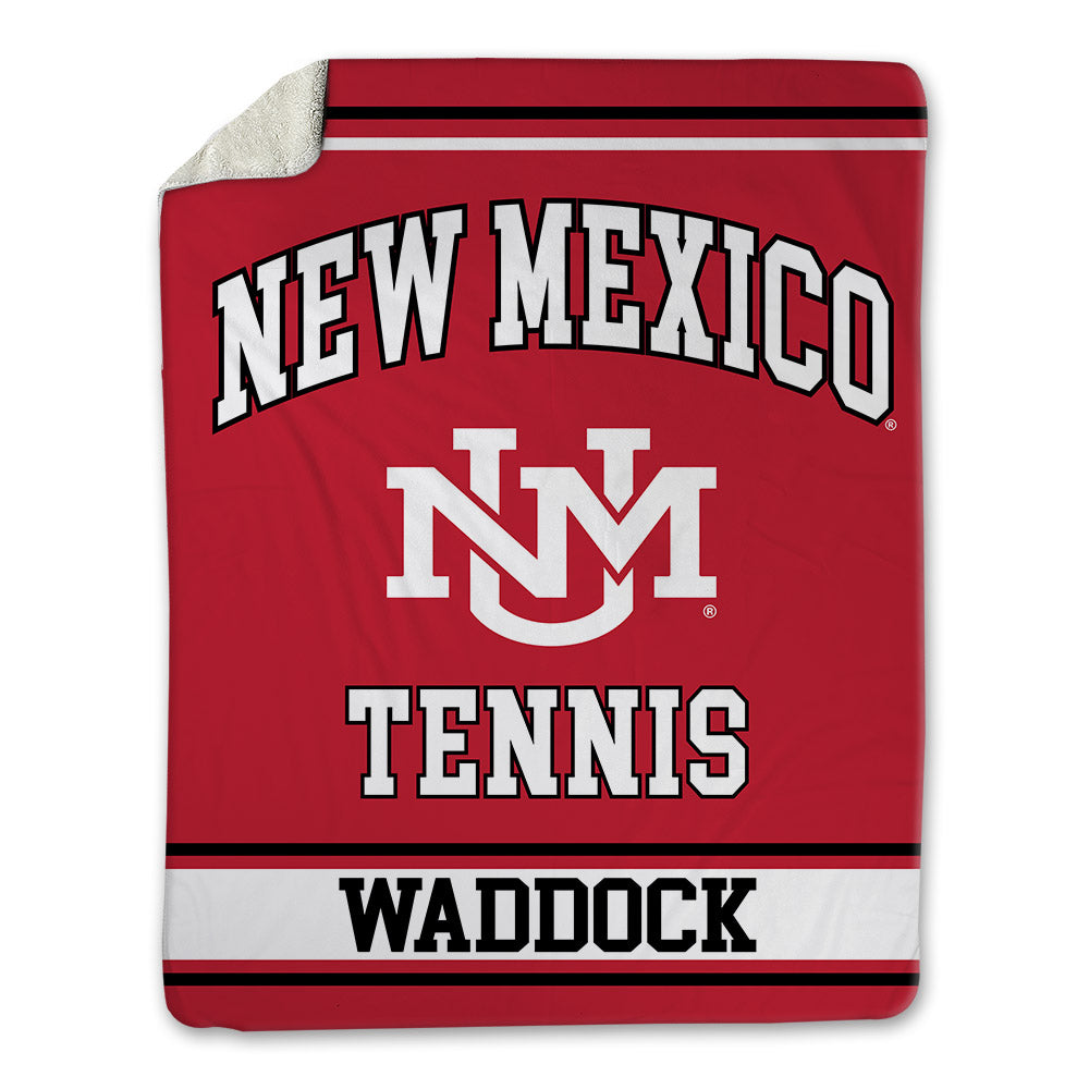 New Mexico - NCAA Men's Tennis : Tyler Waddock - Blanket-0