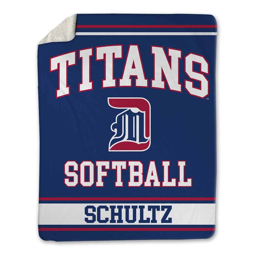 Detroit Mercy - NCAA Softball : Savannah Schultz - Blanket-0