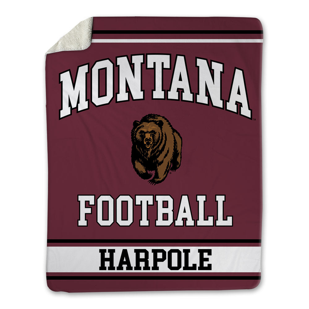 Montana - NCAA Football : Cole Harpole - Blanket-0