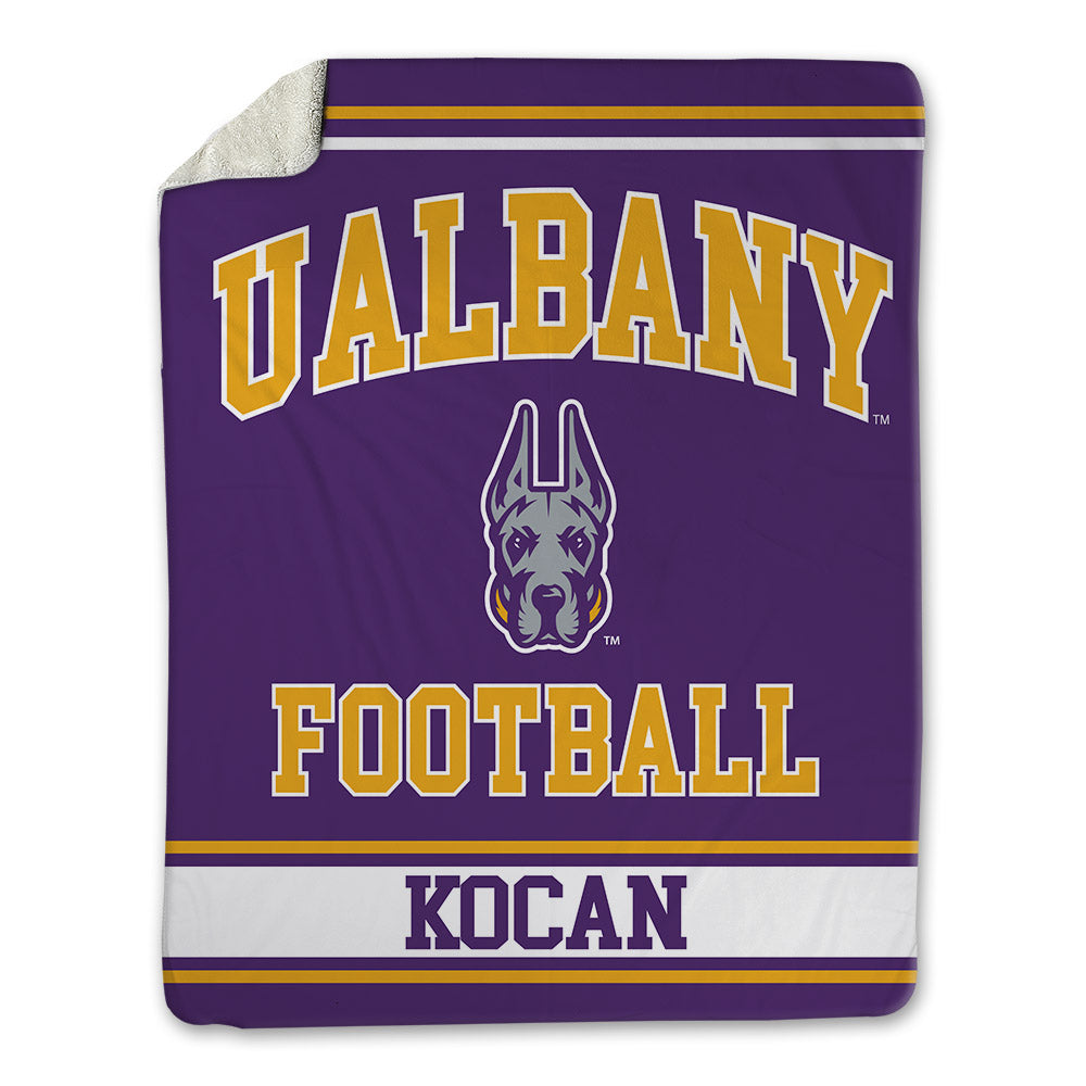 UAlbany - NCAA Football : RJ Kocan - Blanket-0