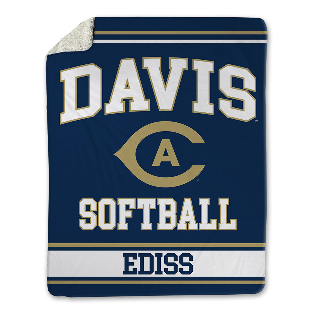 UC Davis - NCAA Softball : Ellena Ediss - Blanket-0
