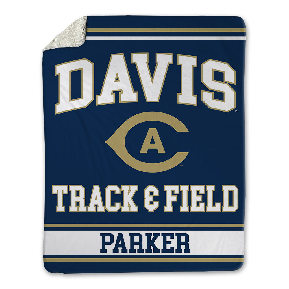 UC Davis - NCAA Men's Track & Field : Kit Parker - Blanket-0