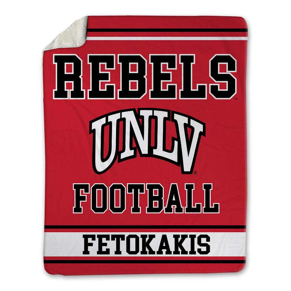 UNLV - NCAA Football : Chrysanthos Fetokakis - Blanket-0