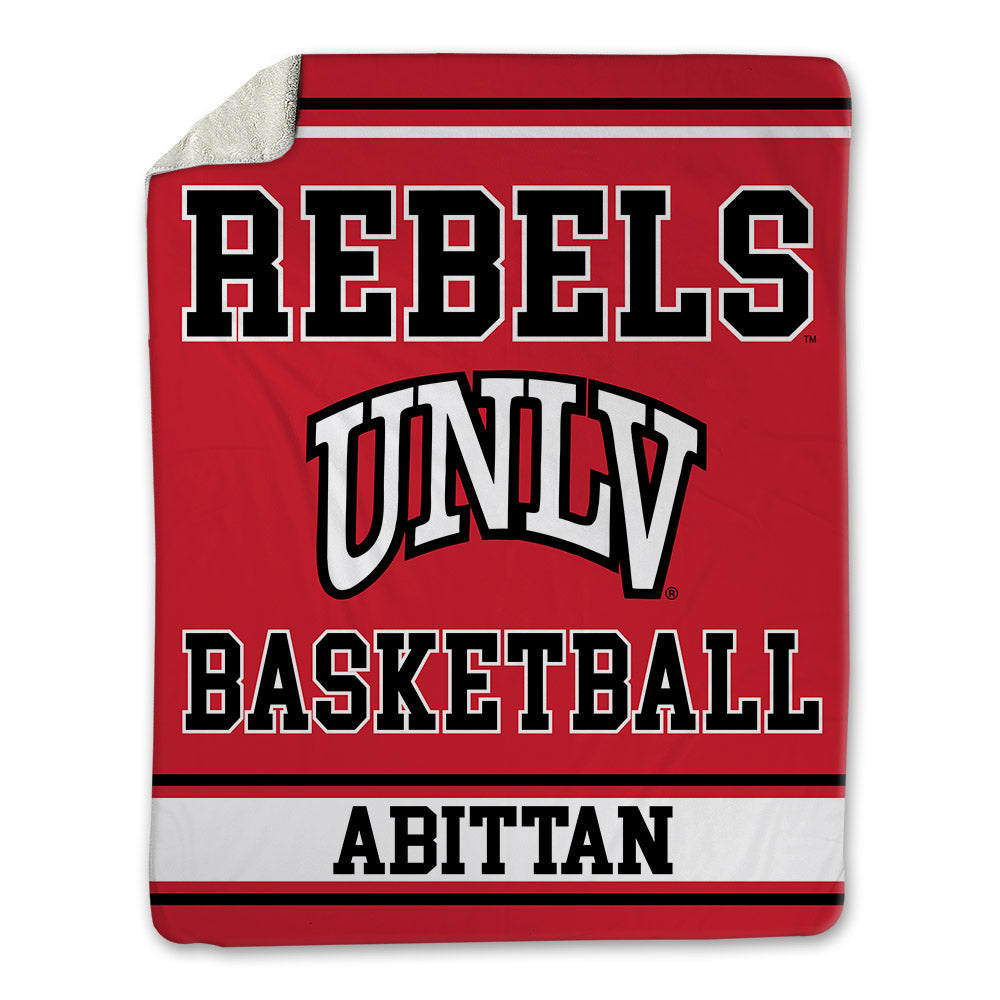 UNLV - NCAA Men's Basketball : Mason Abittan - Blanket-0