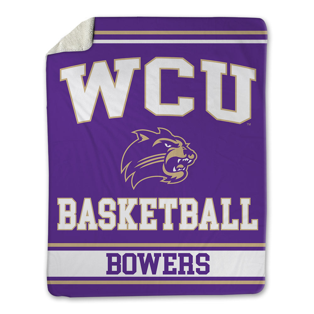 Western Carolina - NCAA Women's Basketball : Christina Bowers - Blanket-0