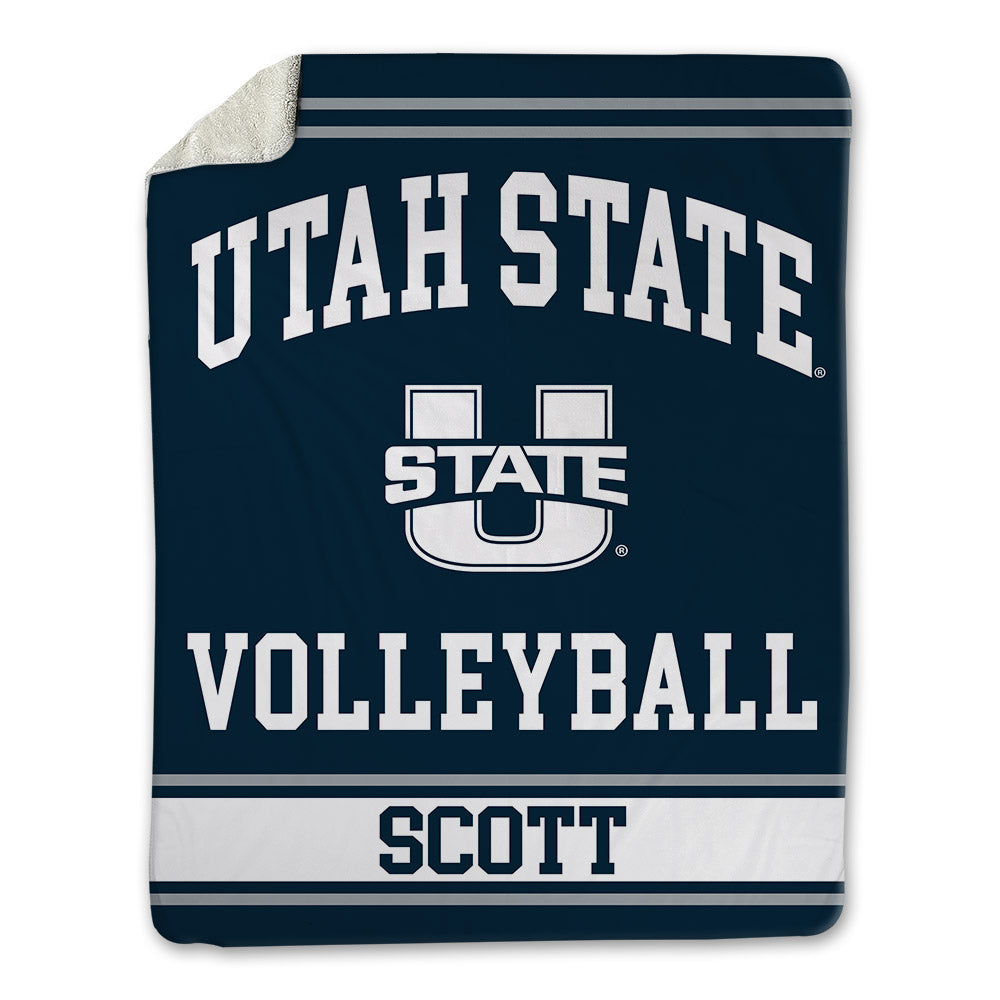 Utah State - NCAA Women's Volleyball : Sophie Scott - Blanket-0