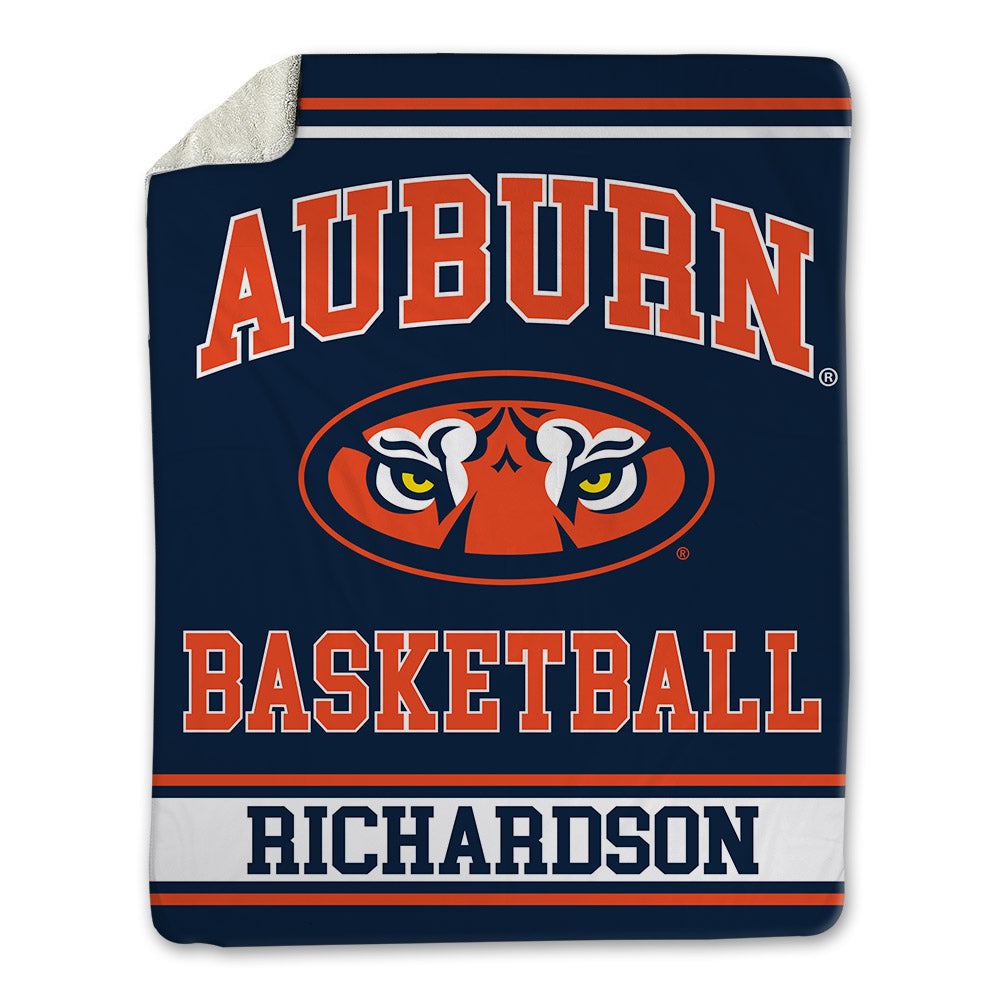 Auburn - NCAA Women's Basketball : Sania Richardson - Blanket-0