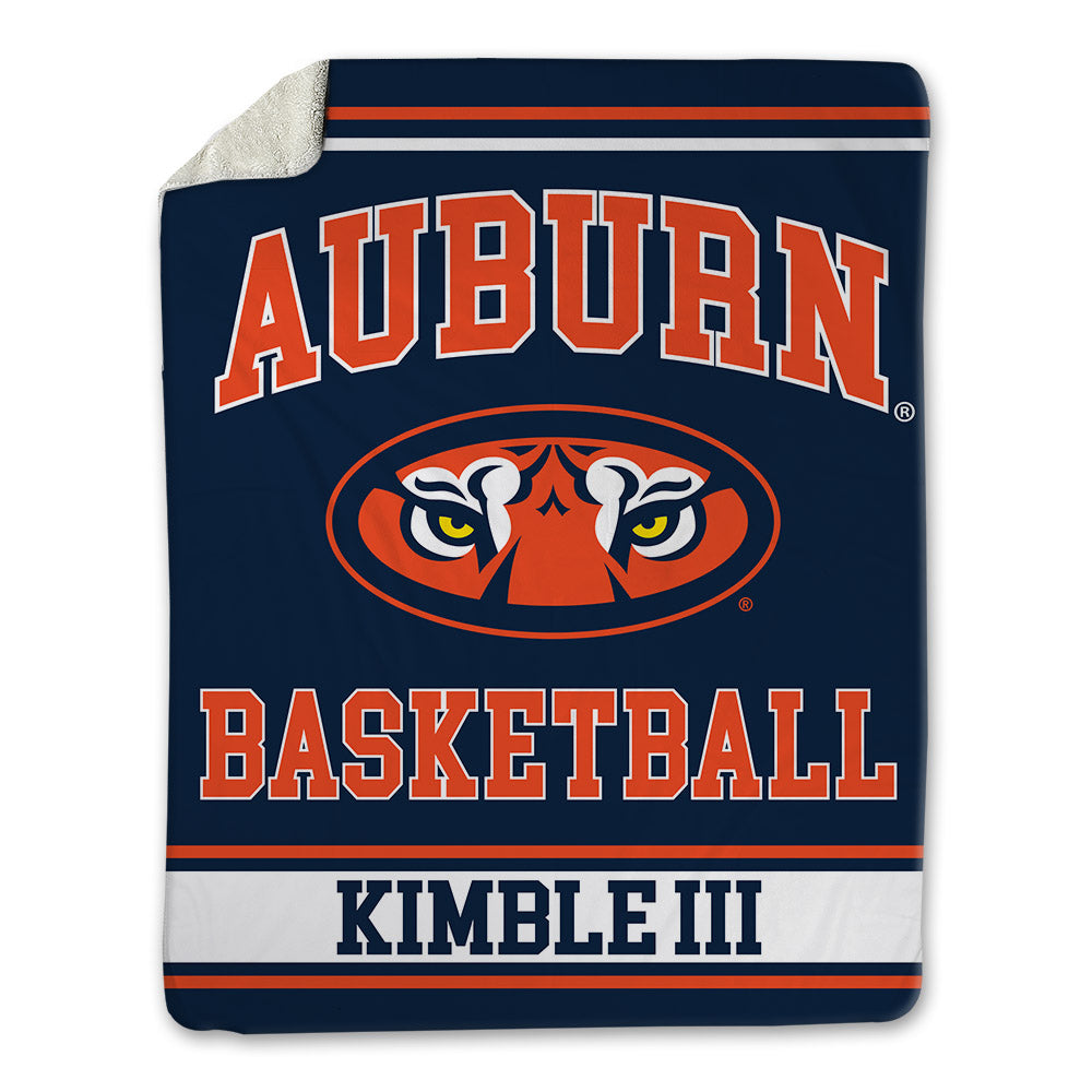 Auburn - NCAA Men's Basketball : George Kimble III - Blanket-0