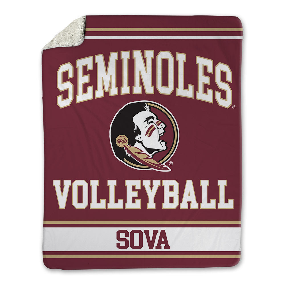 FSU - NCAA Women's Volleyball : Johanna Sova - Blanket-0