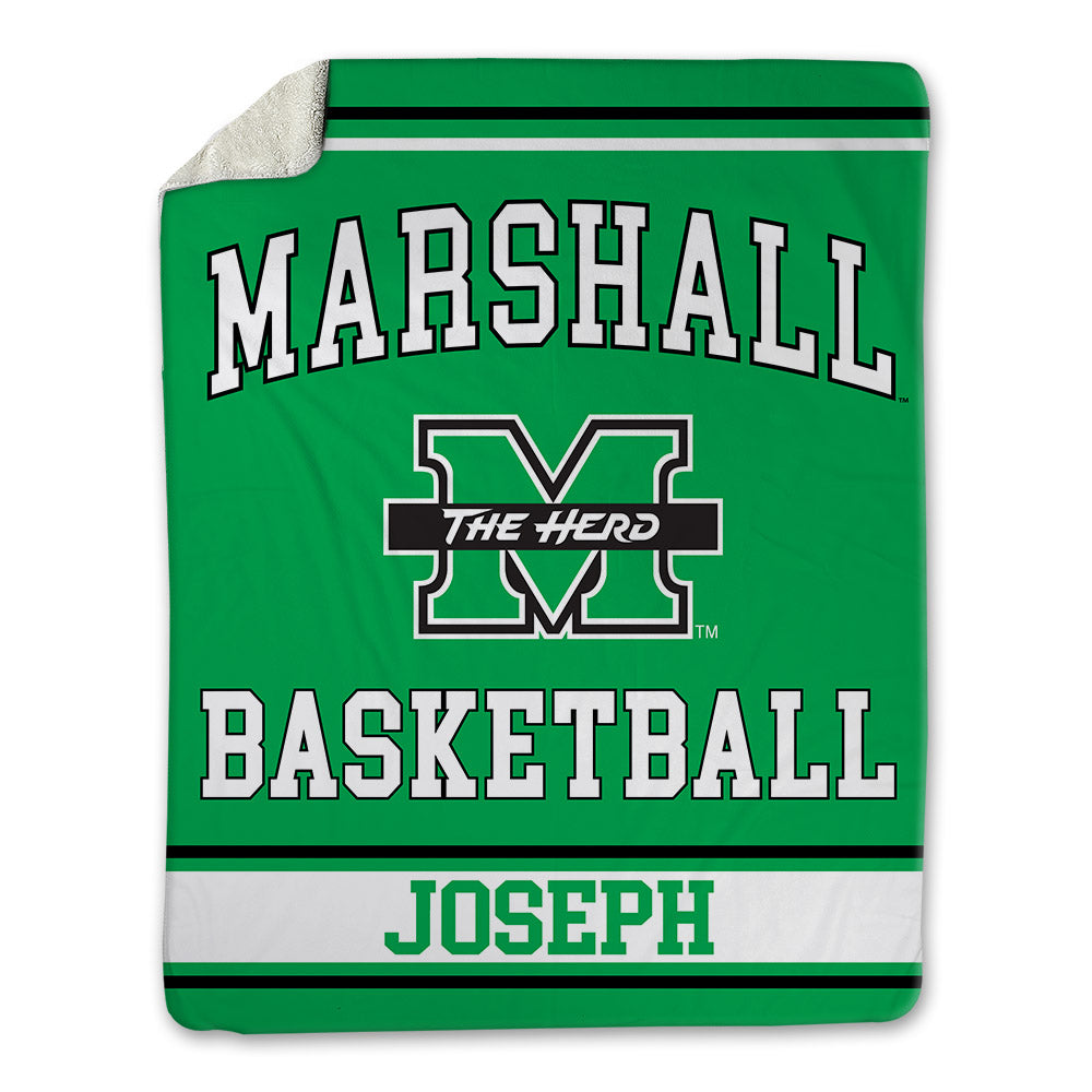 Marshall - NCAA Men's Basketball : Landen Joseph - Blanket-0