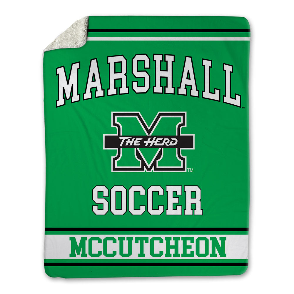Marshall - NCAA Women's Soccer : Katie McCutcheon - Blanket-0