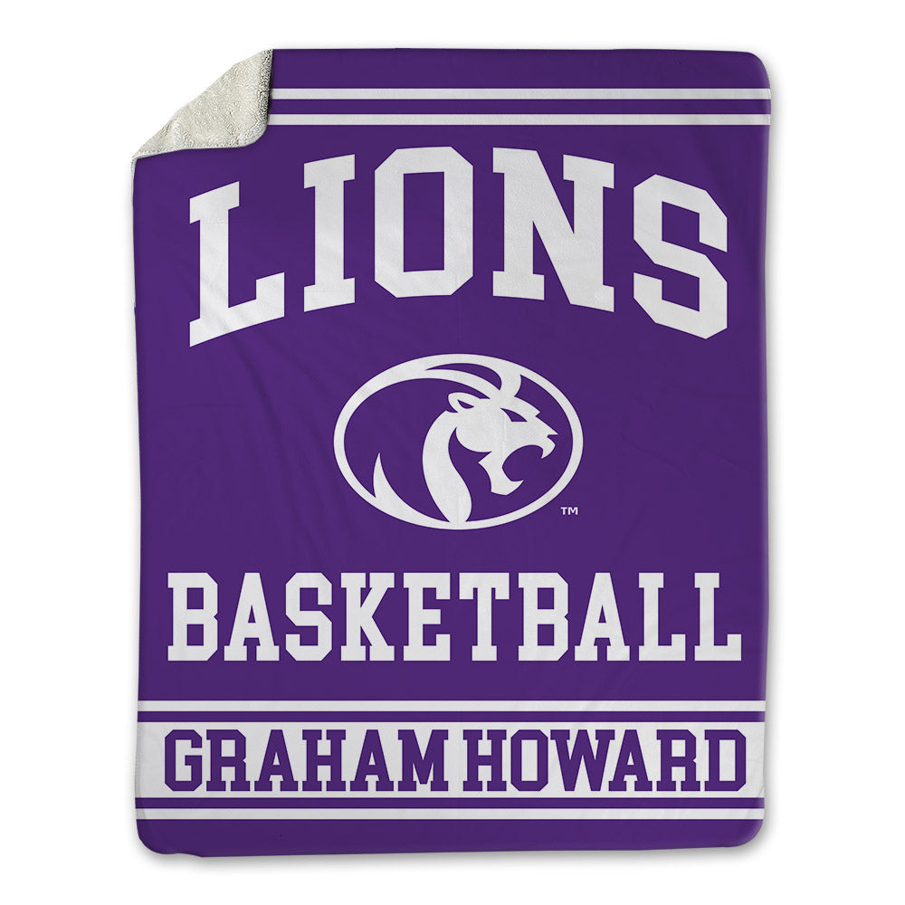 North Alabama - NCAA Men's Basketball : Cortez Graham Howard - Blanket-0
