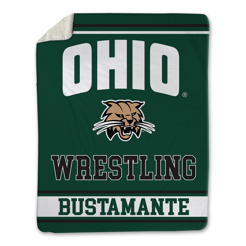 Ohio - NCAA Wrestling : Sam Bustamante - Blanket-0