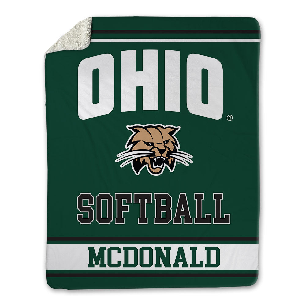 Ohio - NCAA Softball : Kaylee McDonald - Blanket-0