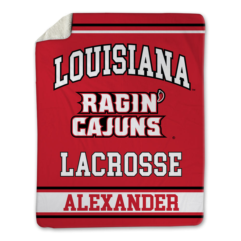Louisiana - NCAA Women's Lacrosse : Regan Alexander - Blanket-0