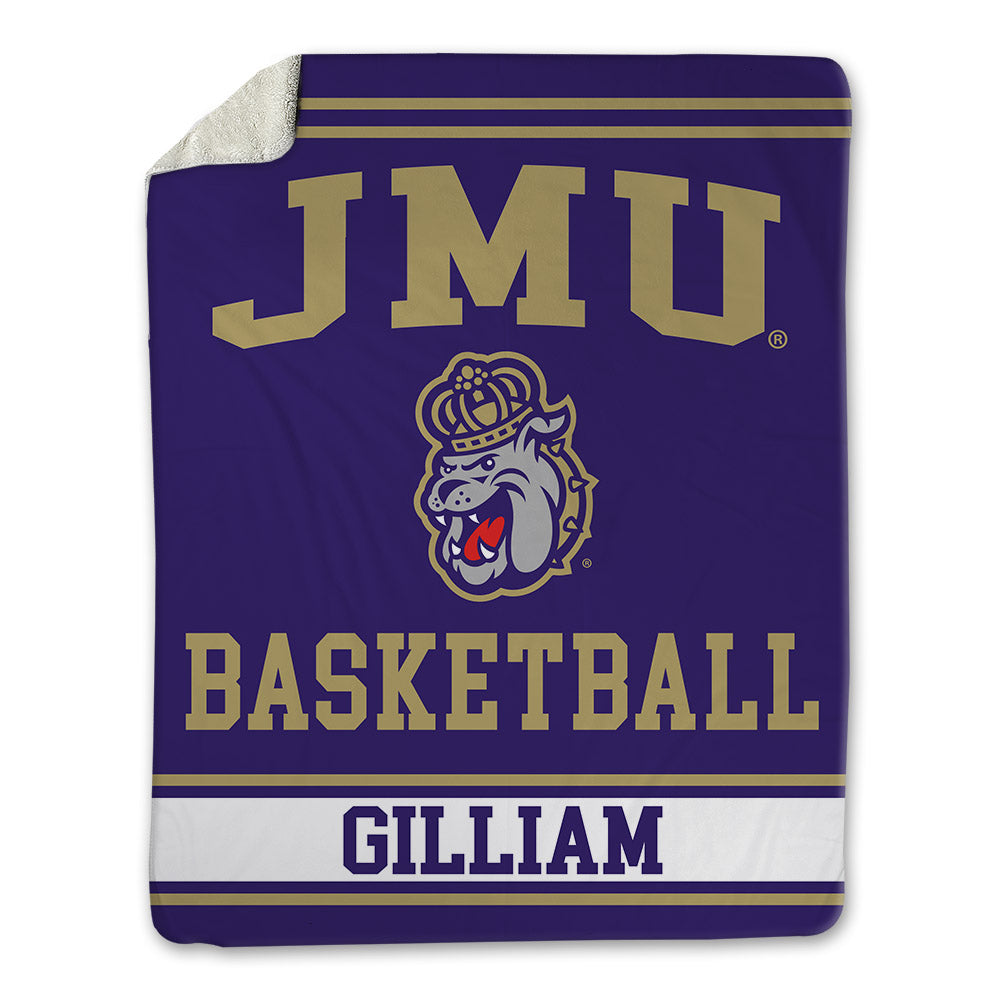 JMU - NCAA Women's Basketball : Demi Gilliam - Blanket-0