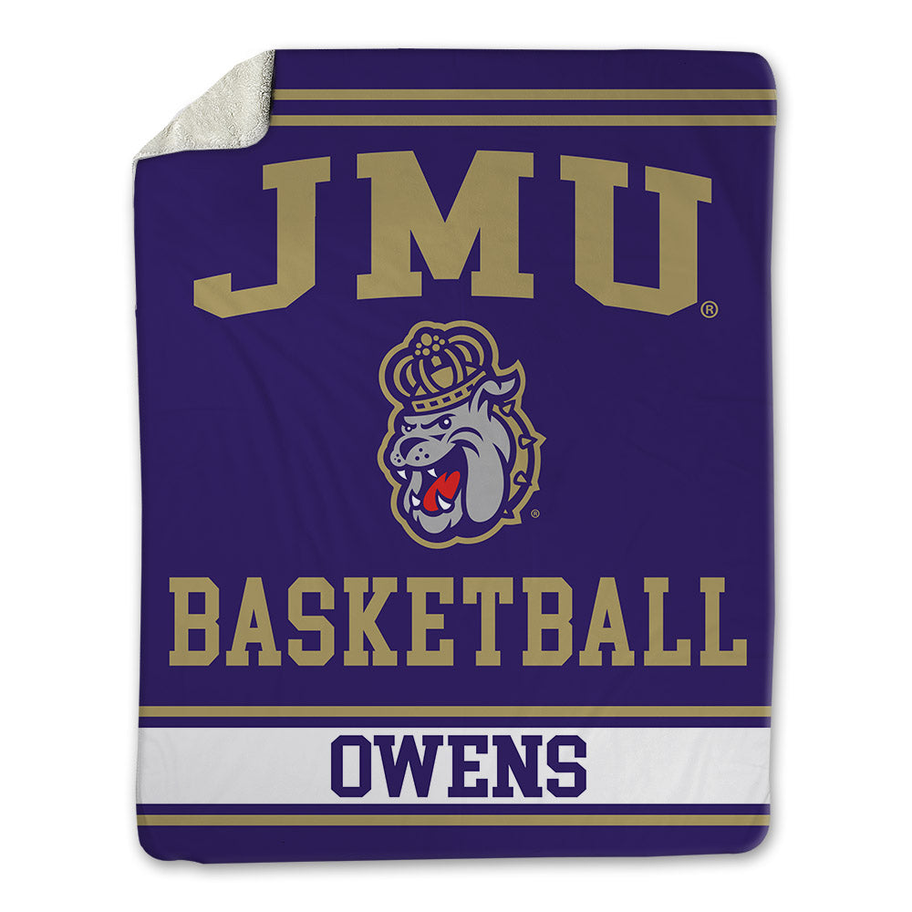 JMU - NCAA Men's Basketball : Matthew Owens - Blanket-0