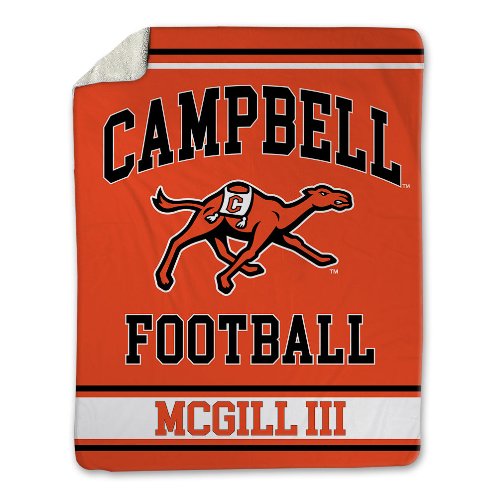 Campbell - NCAA Football : Mikey McGill III - Blanket-0