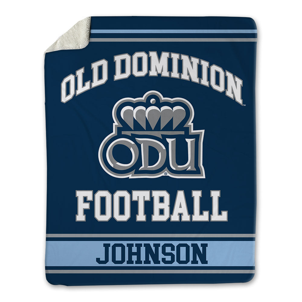 Old Dominion - NCAA Football : Gregory Johnson - Blanket-0