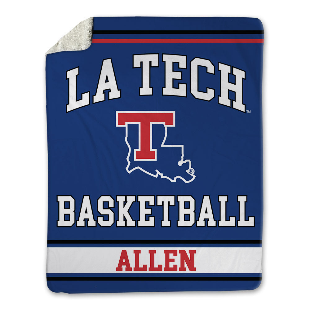 LA Tech - NCAA Men's Basketball : Will Allen - Blanket-0