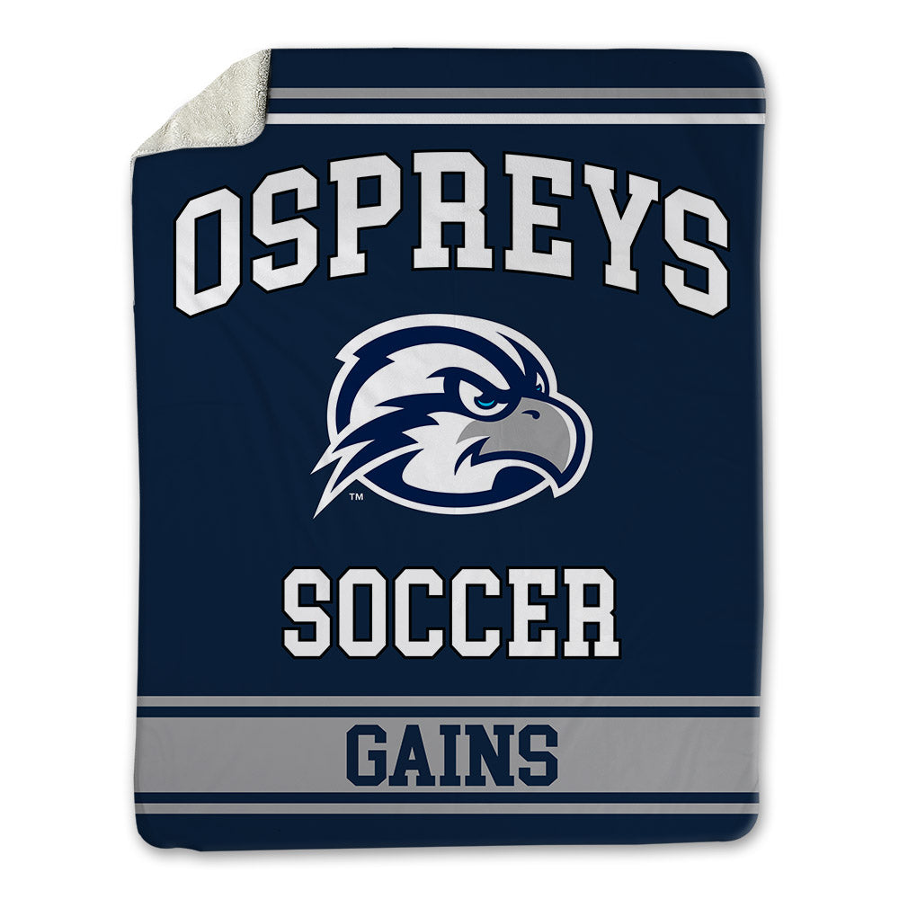 UNF - NCAA Men's Soccer : Austin Gains - Blanket-0