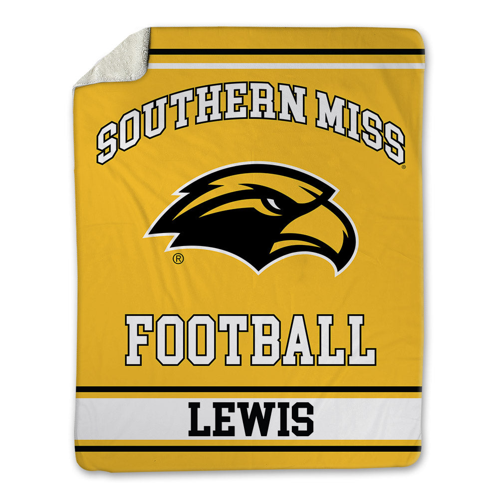 Southern Miss - NCAA Football : Champ Lewis - Blanket-0