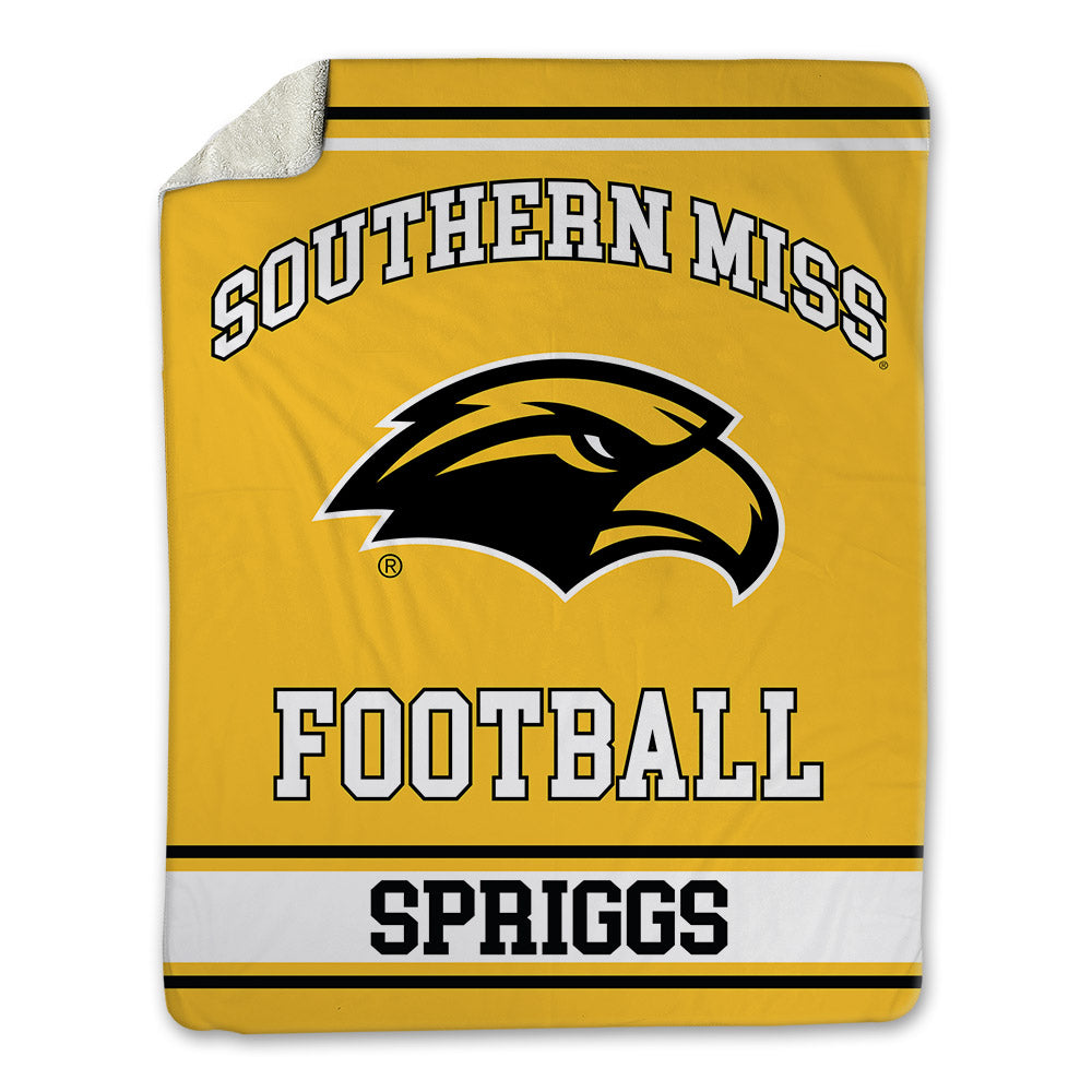 Southern Miss - NCAA Football : Melvin Spriggs - Blanket-0