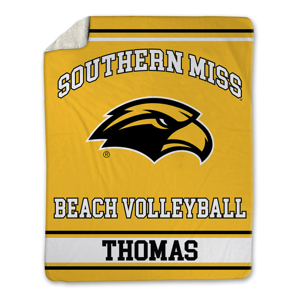 Southern Miss - NCAA Beach Volleyball : Ryann Thomas - Blanket-0