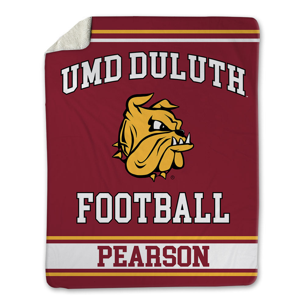 UMN Duluth - NCAA Football : Allen Pearson - Blanket-0
