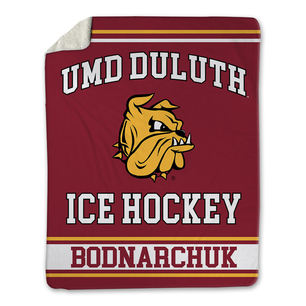 UMN Duluth - NCAA Men's Ice Hockey : Riley Bodnarchuk - Blanket-0