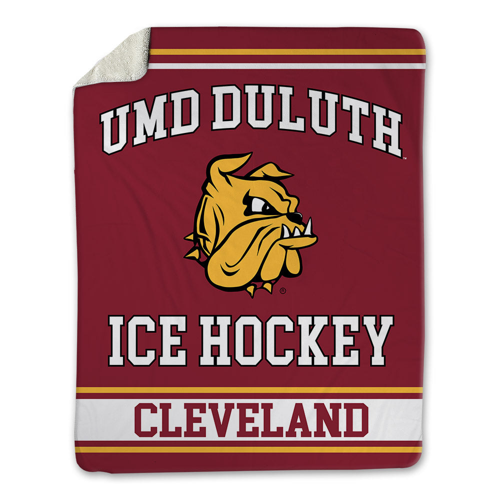 UMN Duluth - NCAA Men's Ice Hockey : Brady Cleveland - Blanket-0