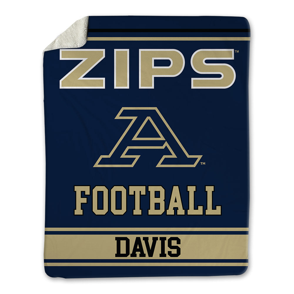 Akron - NCAA Football : Paul Davis - Blanket-0