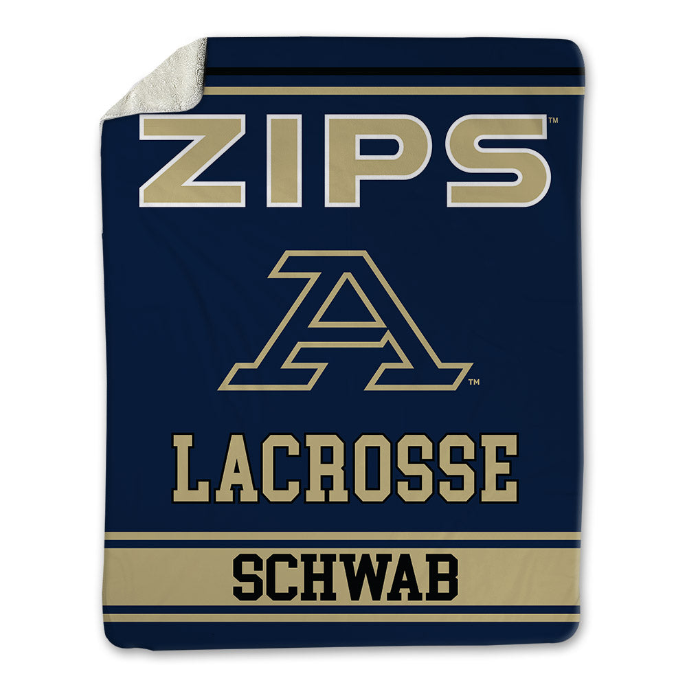 Akron - NCAA Women's Lacrosse : Graceann Schwab - Blanket-0