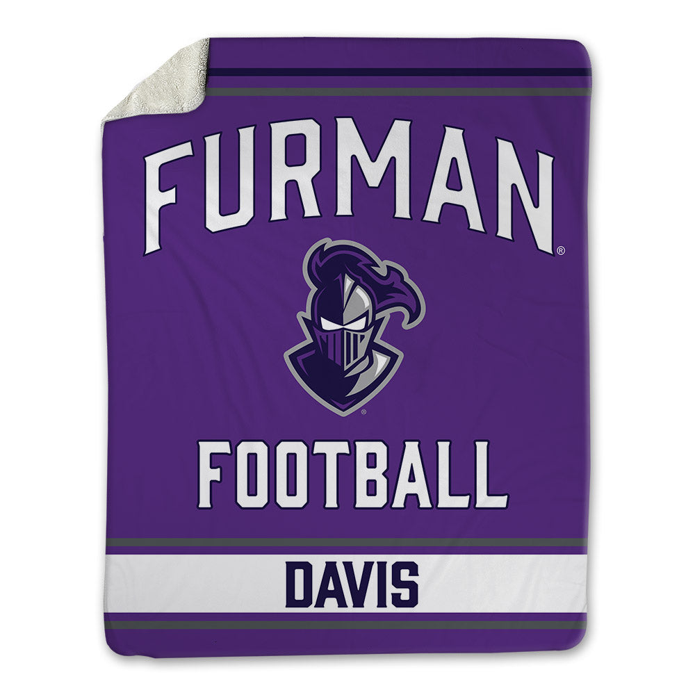 Furman - NCAA Football : Isaiah Davis - Blanket-0