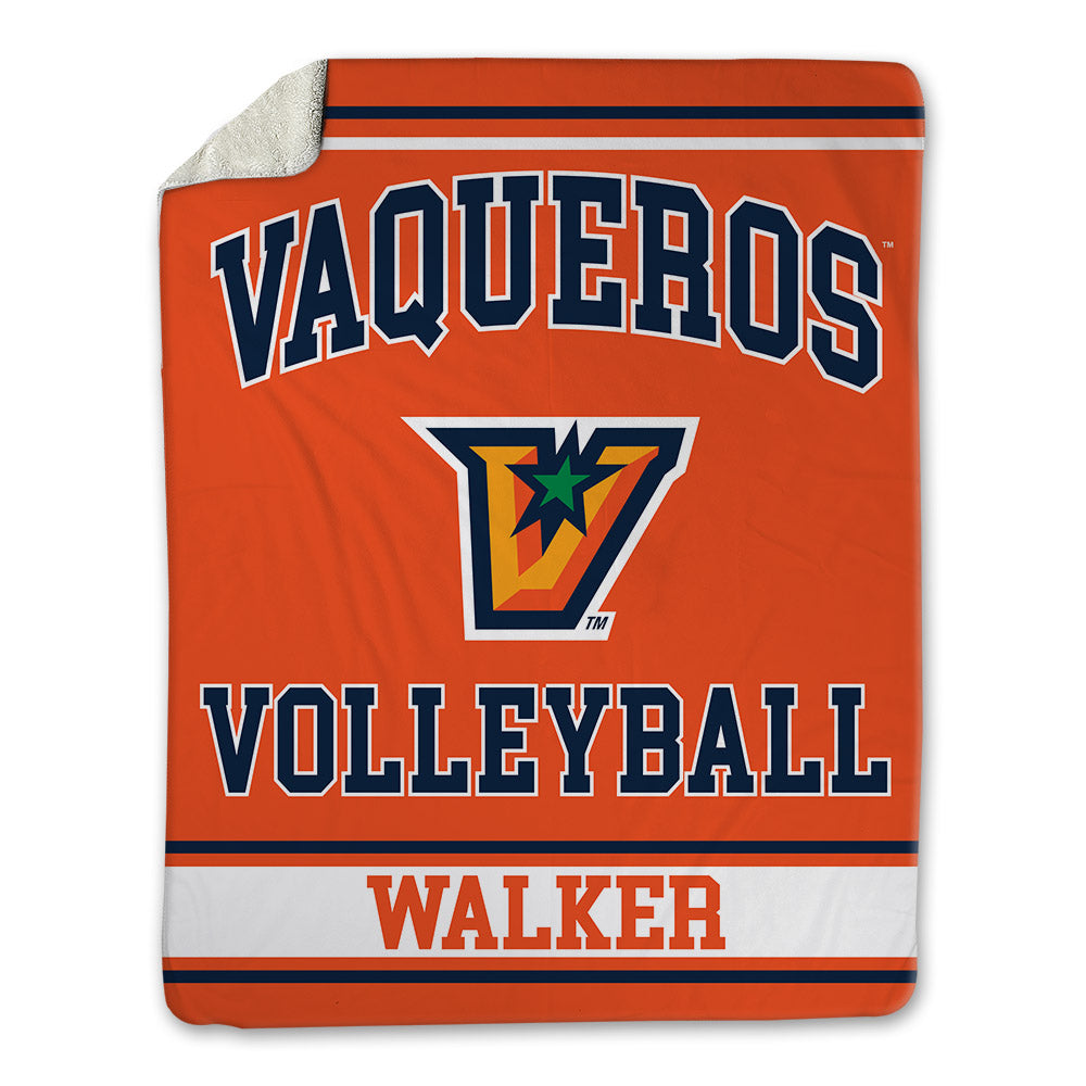 UTRGV - NCAA Women's Volleyball : Jasmyn Walker - Blanket-0