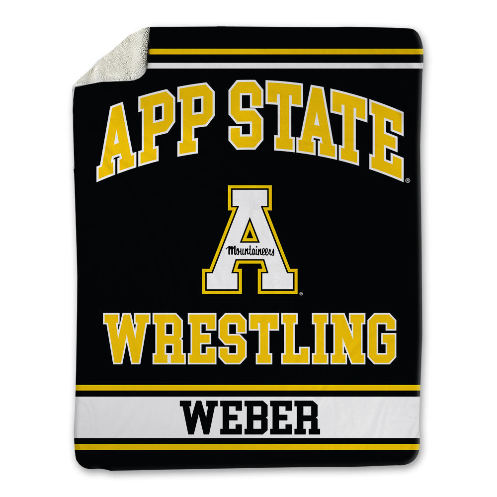 App State - NCAA Wrestling : Dalton Weber - Blanket-0
