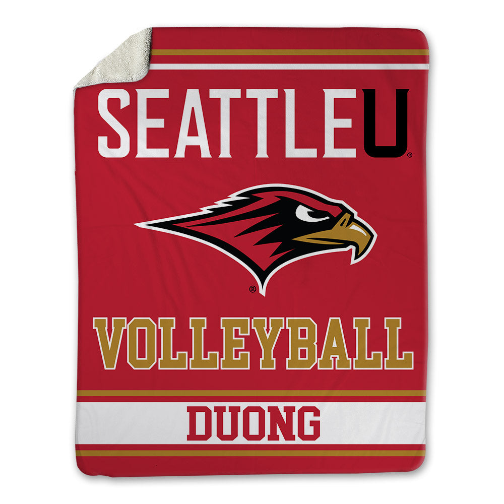Seattle - NCAA Women's Volleyball : Elaina Duong - Blanket-0