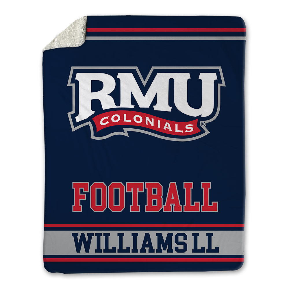 Robert Morris - NCAA Football : Chyco Williams ll - Blanket-0